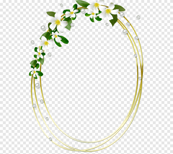 Рамки вырезы с цветочками