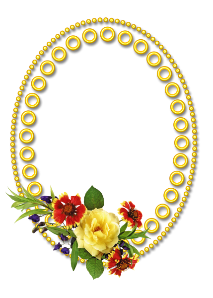 Овальная рамка