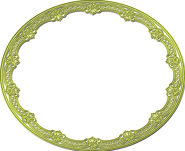 Овальная рамочка