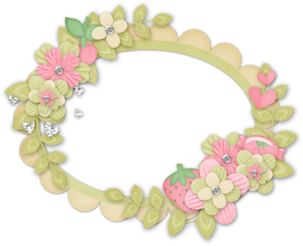 Рамка овальная детская