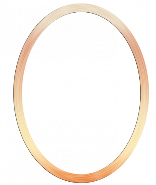 Овальная деревянная рамка