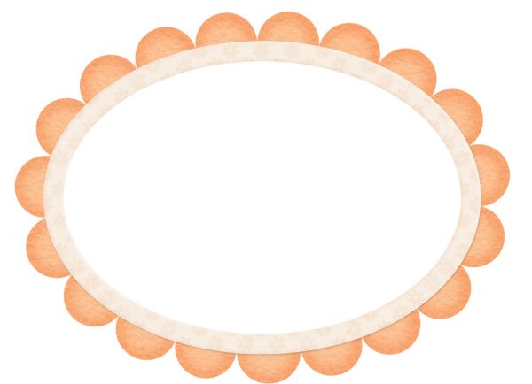Рамка овальная детская
