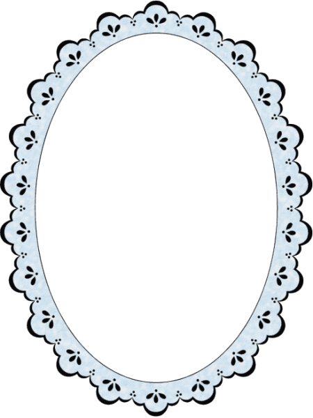 Овальная рамка простая