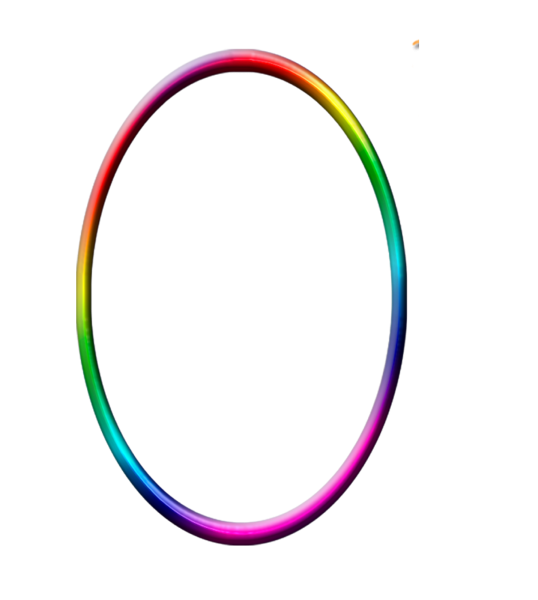 Рамка овальная цветная