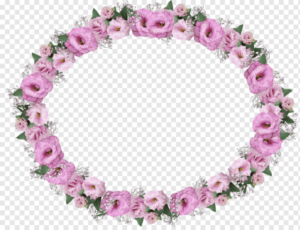 Овальная Цветочная рамка