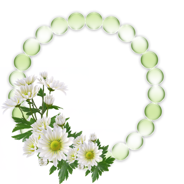 Прозрачная круглая рамка для фотошопа