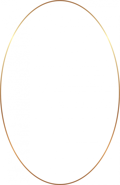 Тонкая овальная рамка