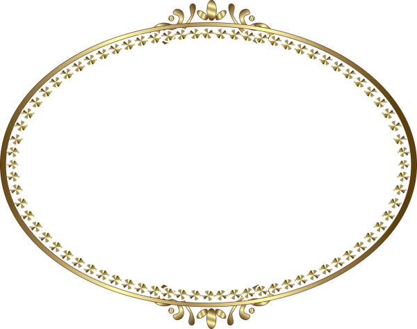 Овальная рамка