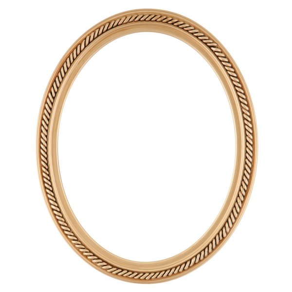 Рамка овал золото