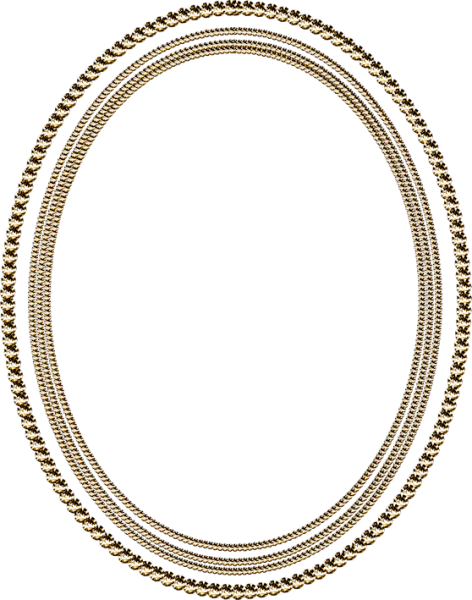 Овальная рамка