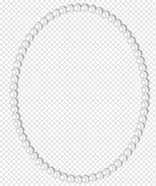 Рамка круглая из жемчуга