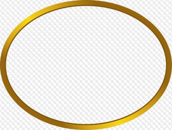 Овальная рамка простая