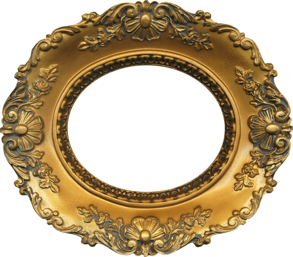 Винтажные овальные рамки