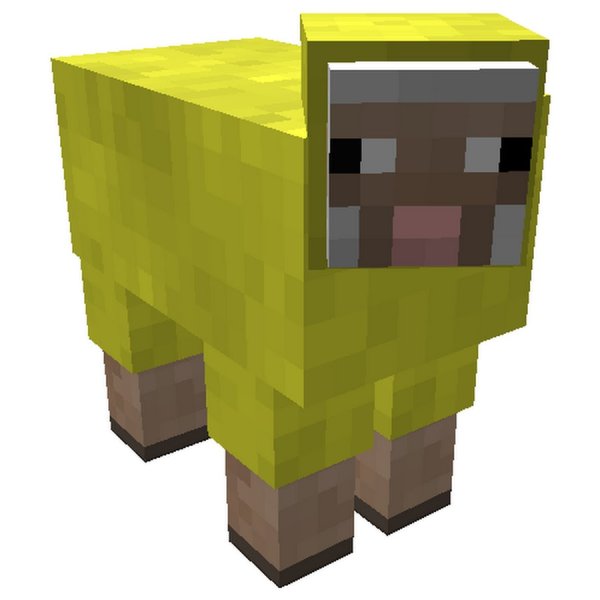 Желтая Овечка майнкрафт