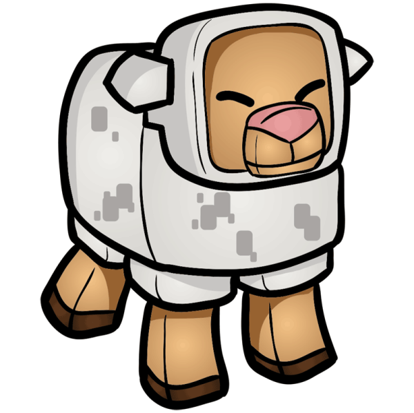 Нарисовать овцу из МАЙНКРАФТА