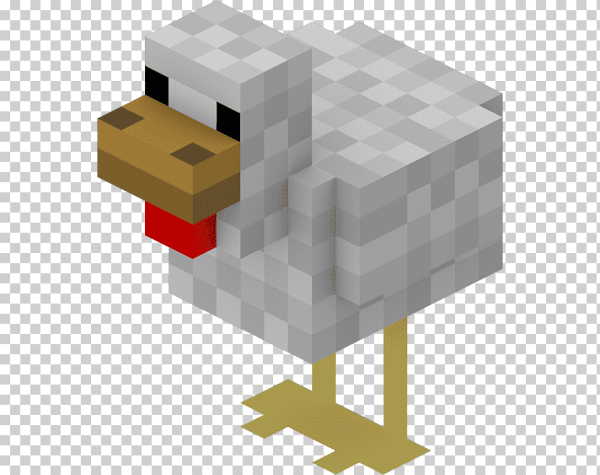 Курица из МАЙНКРАФТА