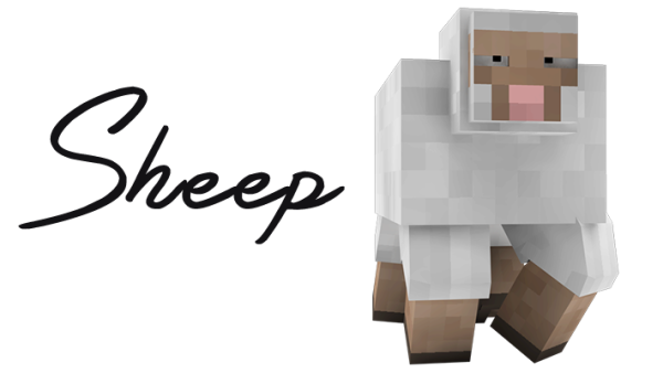 Овца майнкрафт арт