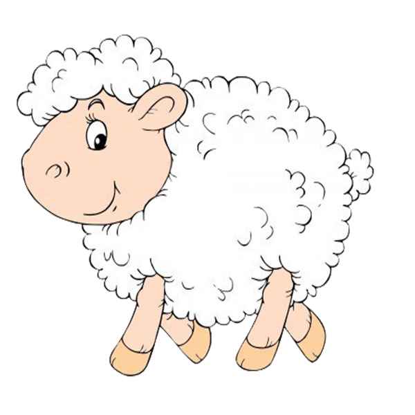 Овечка рисунок для детей