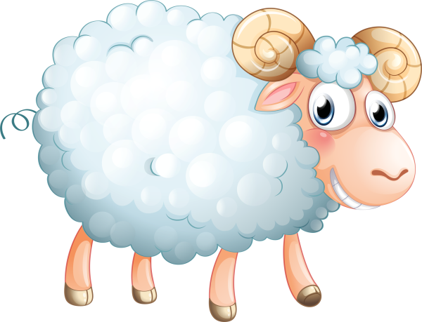 Овечка картинка для детей