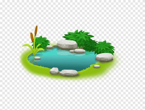 Нарисовать пруд