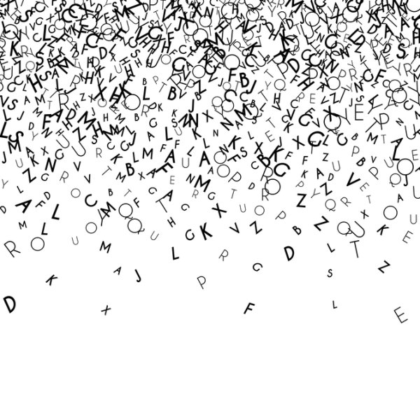 Падающие буквы