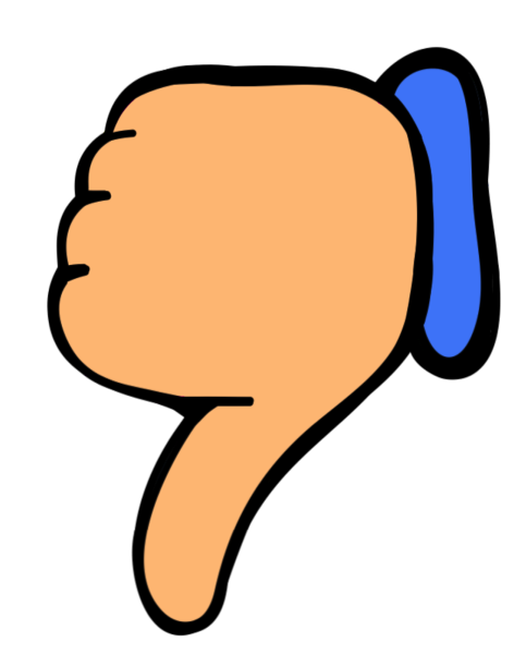 Большой палец вниз