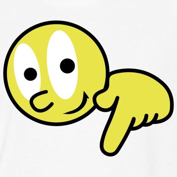 Палец вниз Смайл