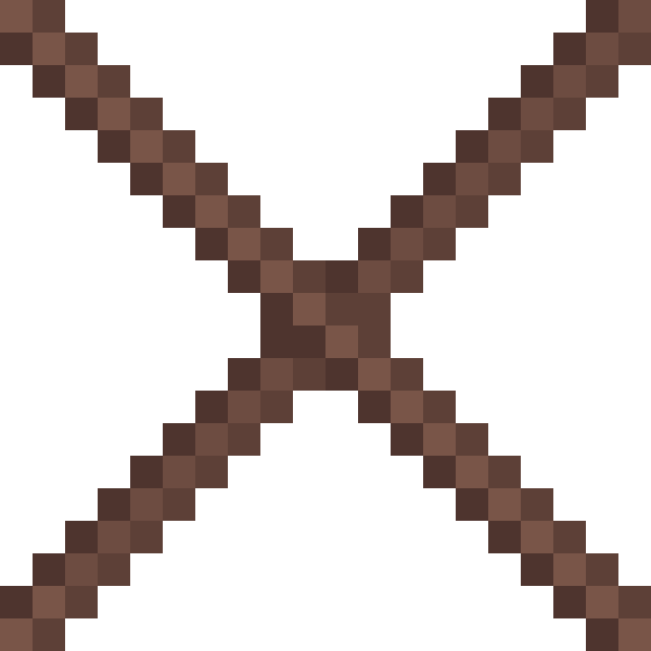 Палки из МАЙНКРАФТА много