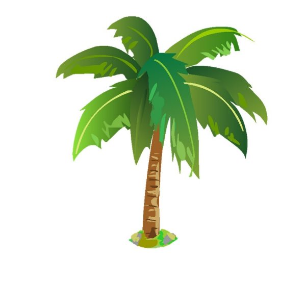 Пальмы мультяшные