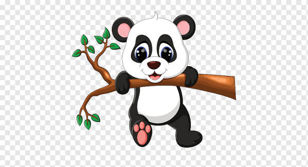 Панда мультяшка