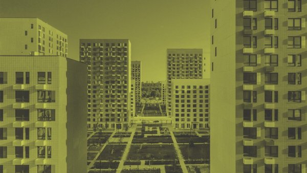 Серые многоэтажки