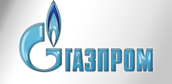 Газпром на прозрачном фоне