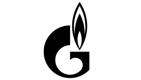 Газпром логотип без фона