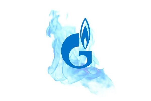 Газпром логотип без фона