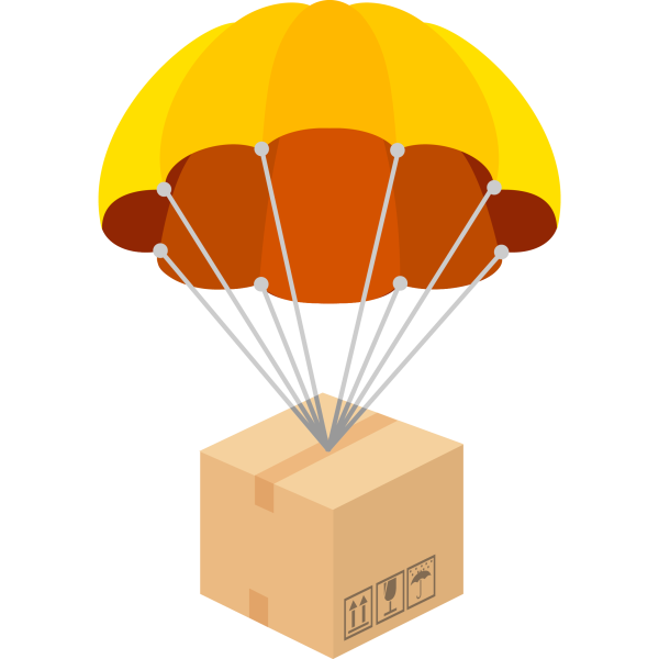 Парашют мультяшный