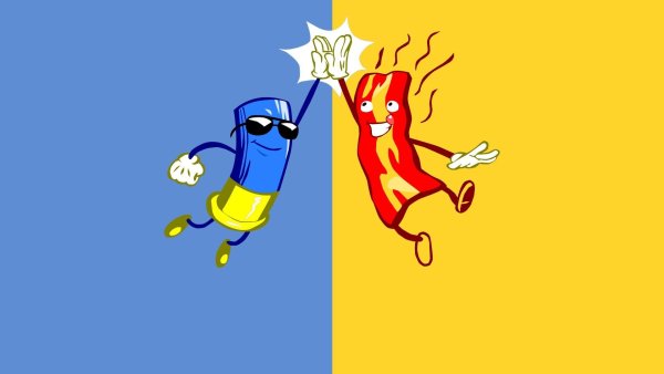 Прикольные обои на двоих