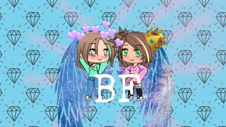 Двойные обои для подружек