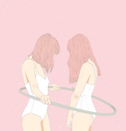 Две подруги арт Эстетика