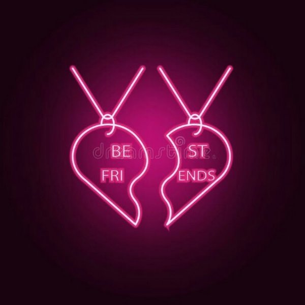 Best friend значок