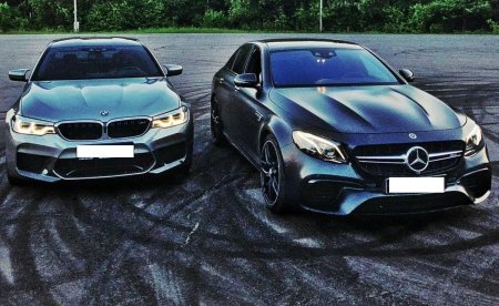 BMW m5 vs Mercedes e63