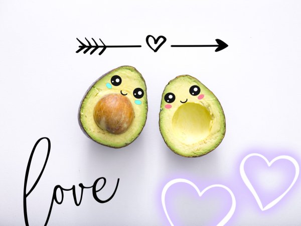 Парные обои для ЛП авокадо