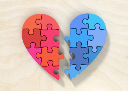 Сердце пазл