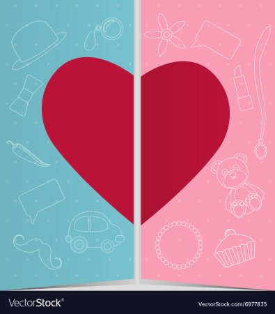 Половинка сердца обои