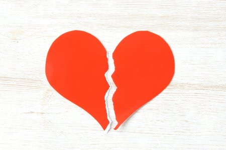 Половина сердечка