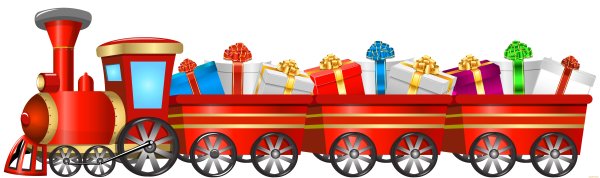 Паровозик на прозрачном фоне