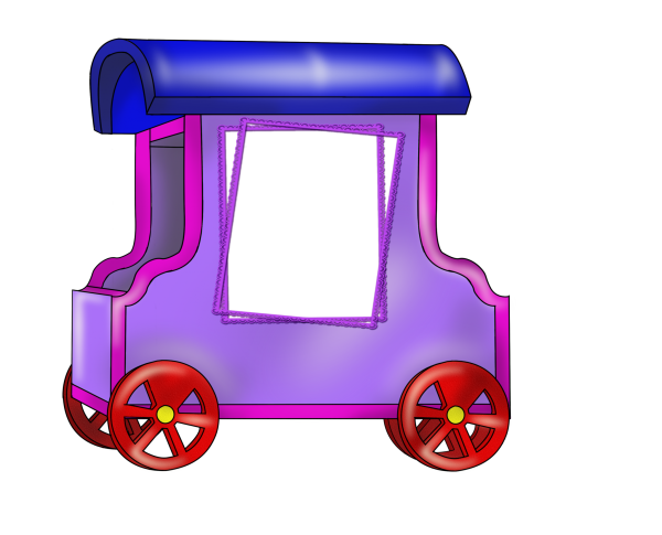 Паровозик с вагончиками