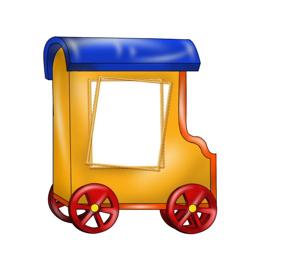 Паровозик с вагончиками для детей