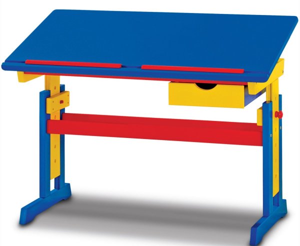 Школьная парта на прозрачном фоне