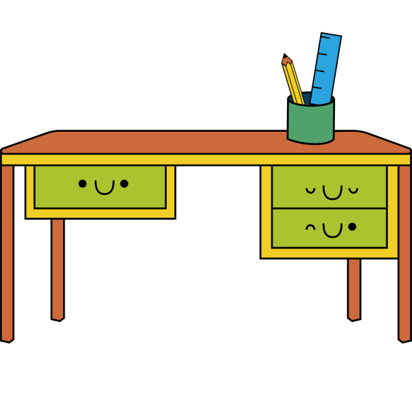 Нарисовать письменный стол