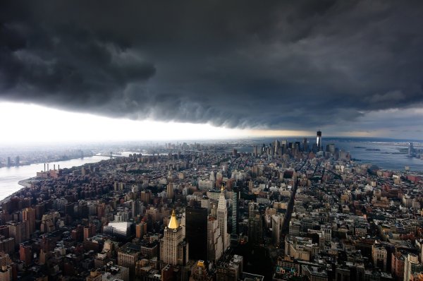 Тучи в Нью-Йорке